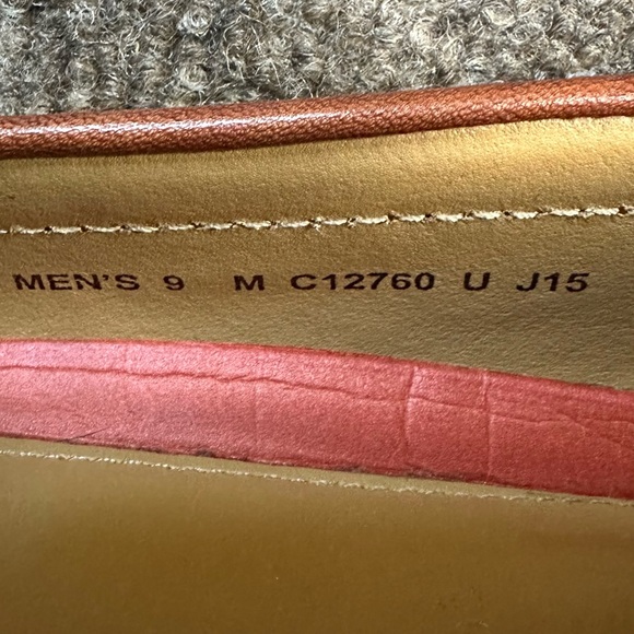 Men's Cole Haan Sz 9 Grand OS Pinch Hand Sewn Tan Leather Penny Loafer 2013 - Picture 13 of 13